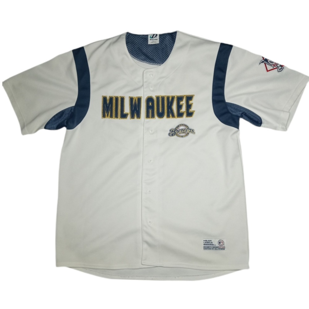 Milwaukee Brewers Baseball Jersey‎ NL All Star Large Script Logo Official MLB
